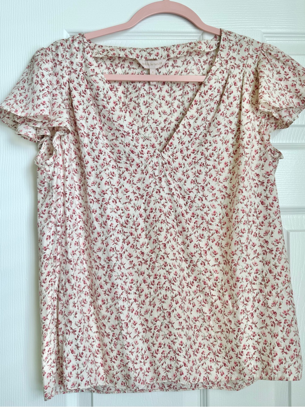 Summer Silk Short Sleeve Top